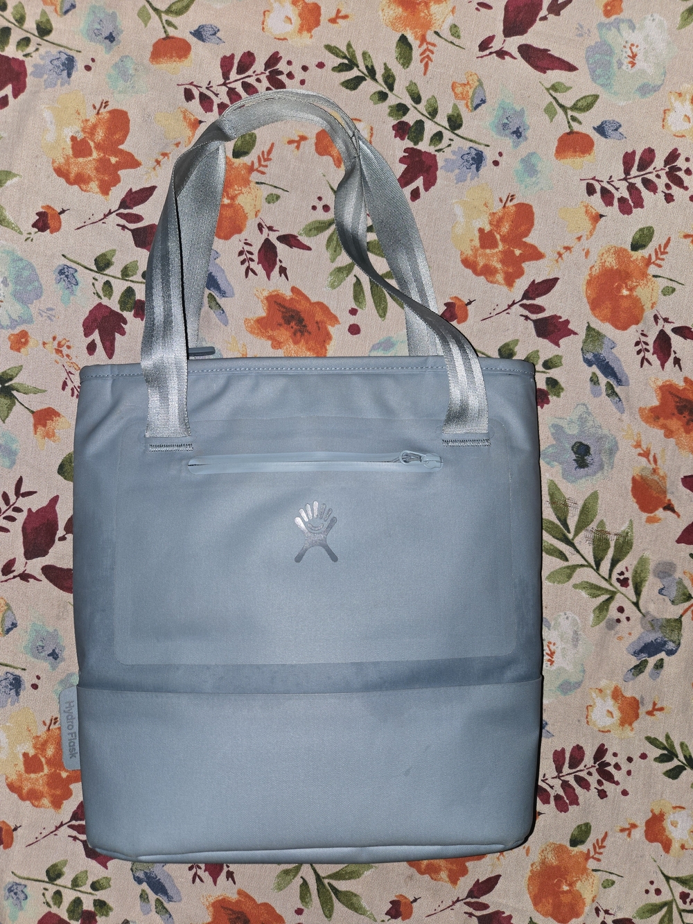 Hydro Flask 8L Powder Blue Everyday Tote with Front Zip Pocket